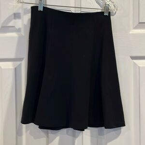 NWOT loft dress skirt paneled black xs